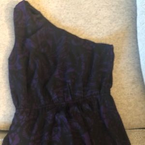 One shoulder express dress